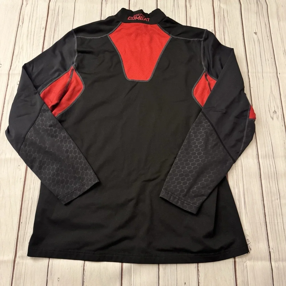 NIKE PRO COMBAT MENS SHIRT COMPRESSION JERSEY LONGSLEEVE SPORT GYM SIZE ADULT XL